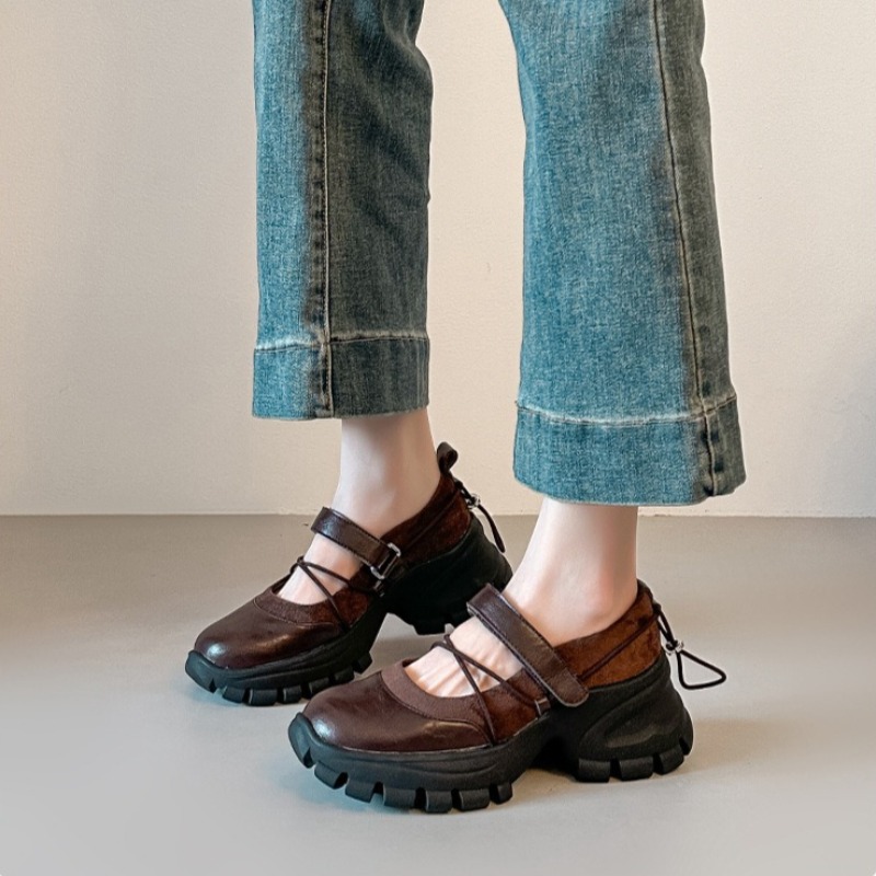Women Fashion Store - Nowe Retro Baletki Mary Jane Modne
