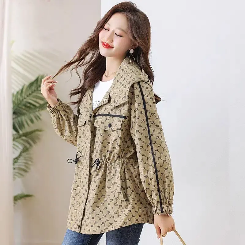 Women'S Fashion Trends Autumn 2025 - Damskie kurtki wiatrówki Wiosna Jesień Luźny