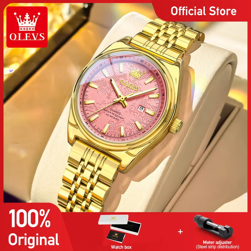 Fashion Women Watch - OLEVS Nowy Zegarek Damski 3703 Elegancki