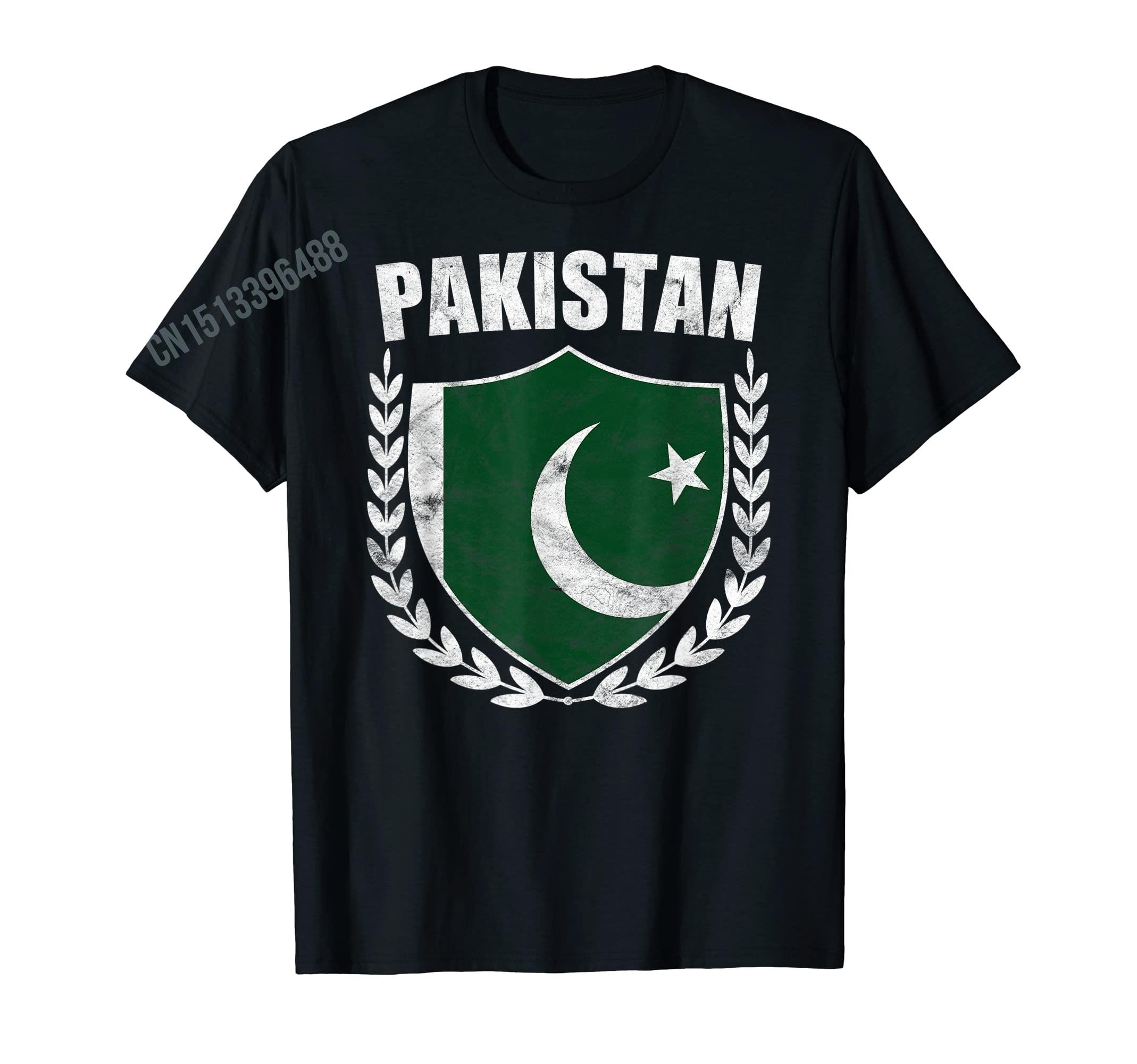 Women Fashion Pakistan - Koszulka Męska Damska z Motywem Flagi