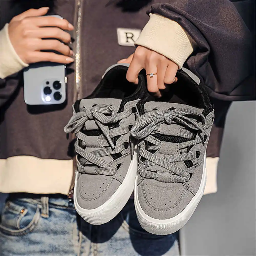 Women Fashion Name Ideas - Ze sznurowaniem Hiphopowe damskie buty szkolne