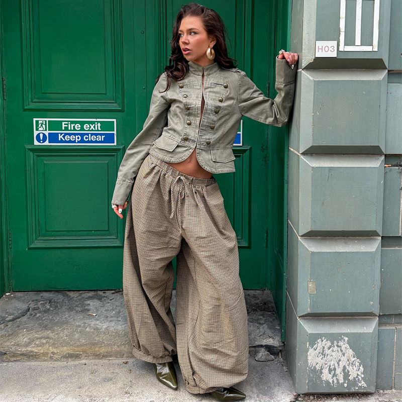 Kurtka vintage z solidnym kołn – Women'S Fashion Trends 2026 Spring Summer recenzja i cena