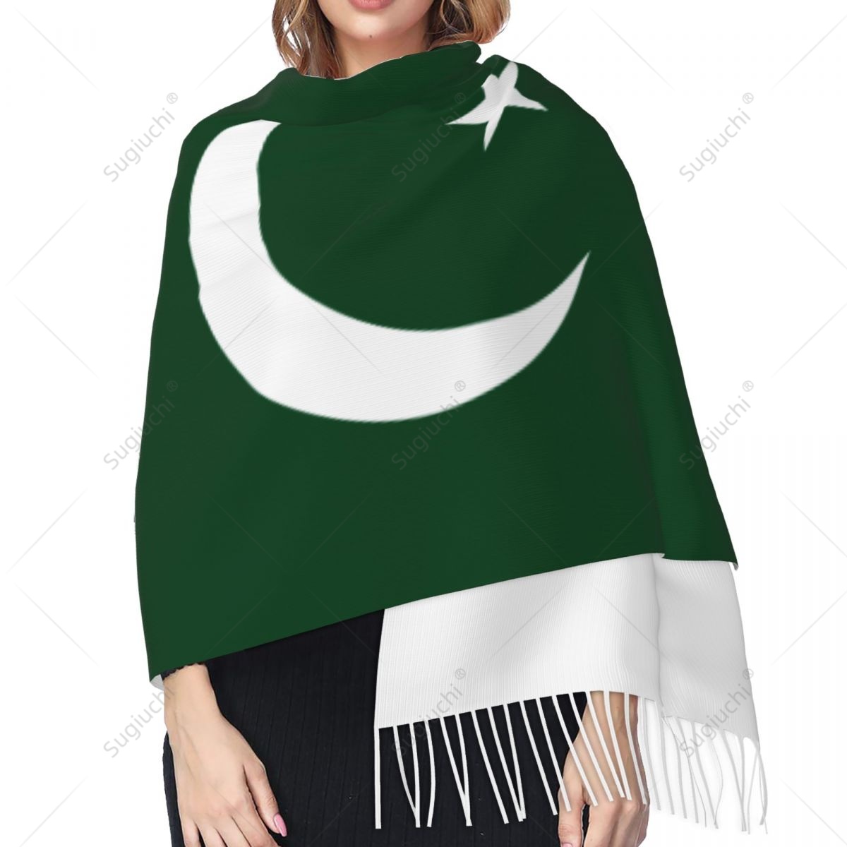 Szalik z flagą Pakistanu Pashm – Women Fashion Pakistan recenzja i cena