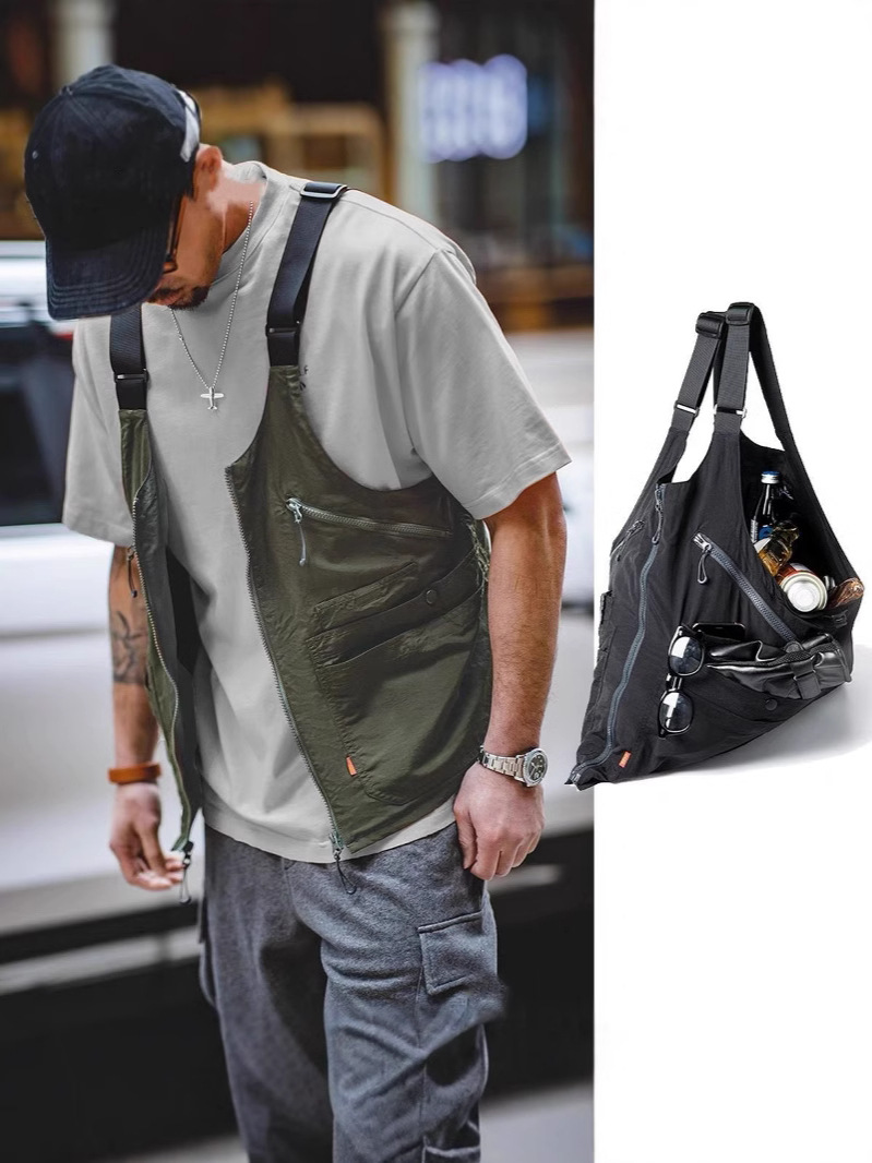 Wielofunkcyjna kamizelka z moż – Women'S Fashion Utility Vest recenzja i cena