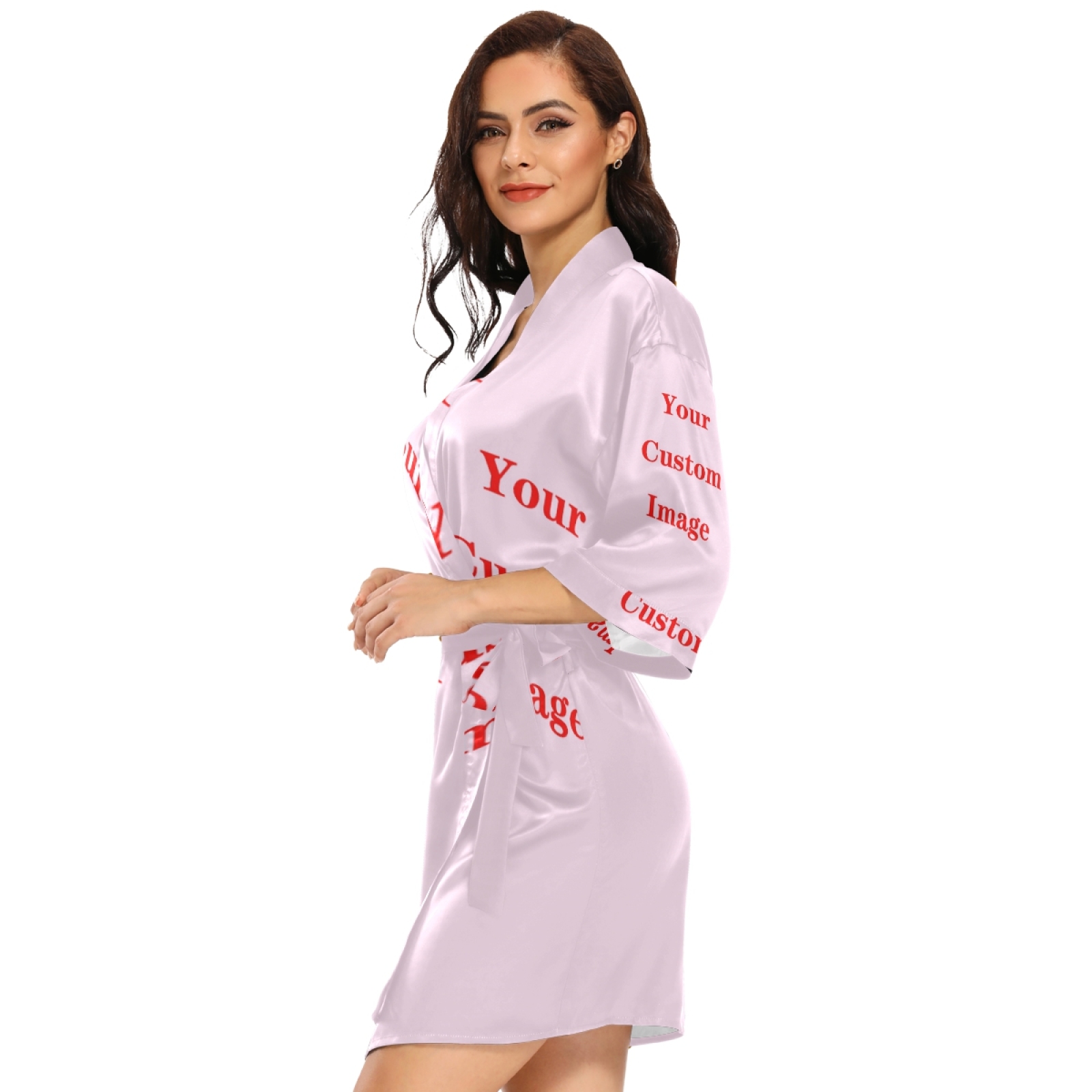Moda satynowy szlafrok długie  – Women'S Fashion Dresses Images recenzja i cena