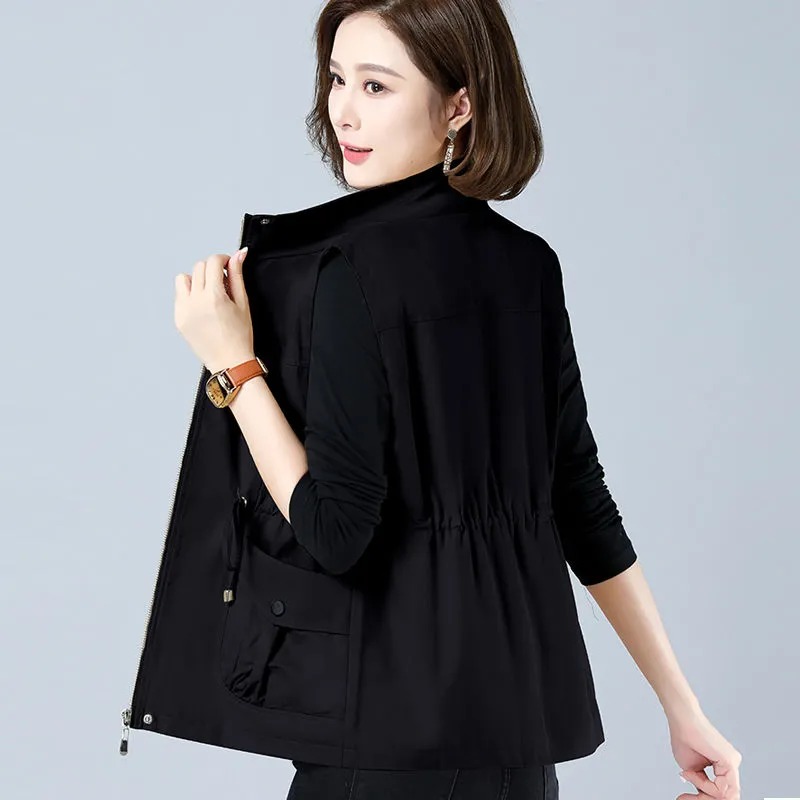 Damska lekka kamizelka ze stój – Women'S Fashion Utility Vest recenzja i cena