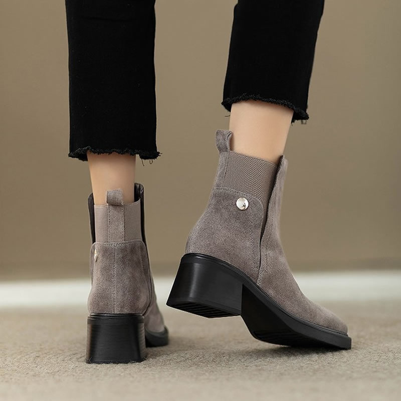 Zamszowe damskie botki na grub – Women'S Fashion Trends Autumn 2025 recenzja i cena