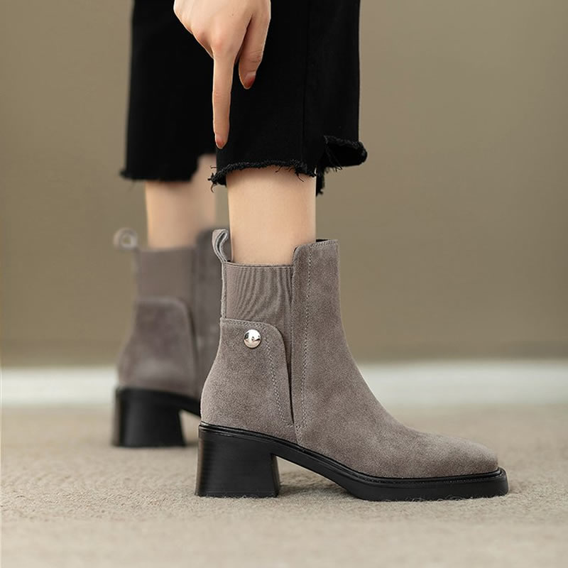Zamszowe damskie botki na grub – Women'S Fashion Trends Autumn 2025 recenzja i cena