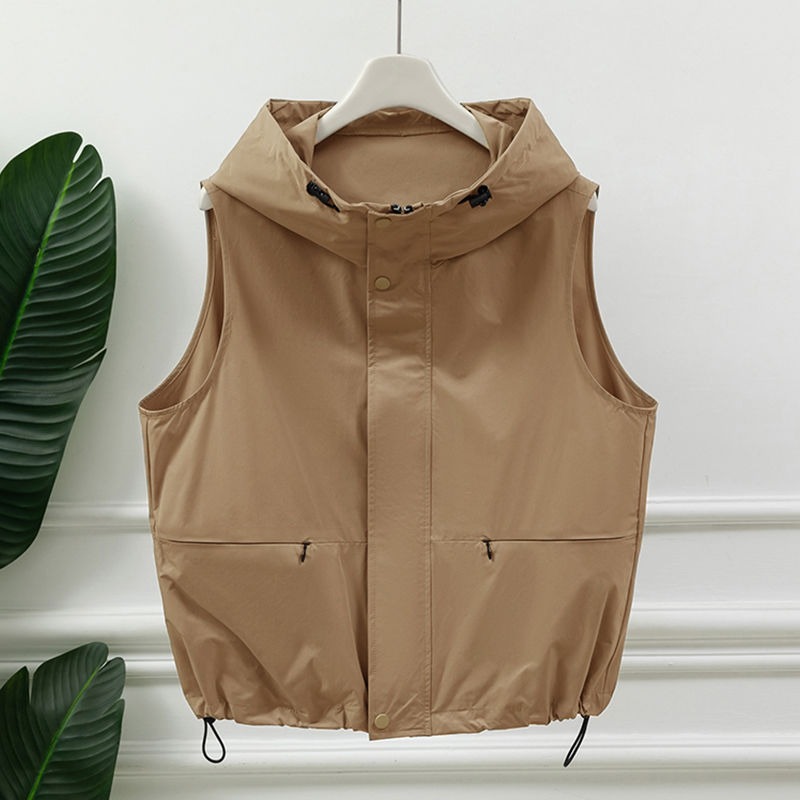 Damska jasnoszara kamizelka be – Women'S Fashion Utility Vest recenzja i cena