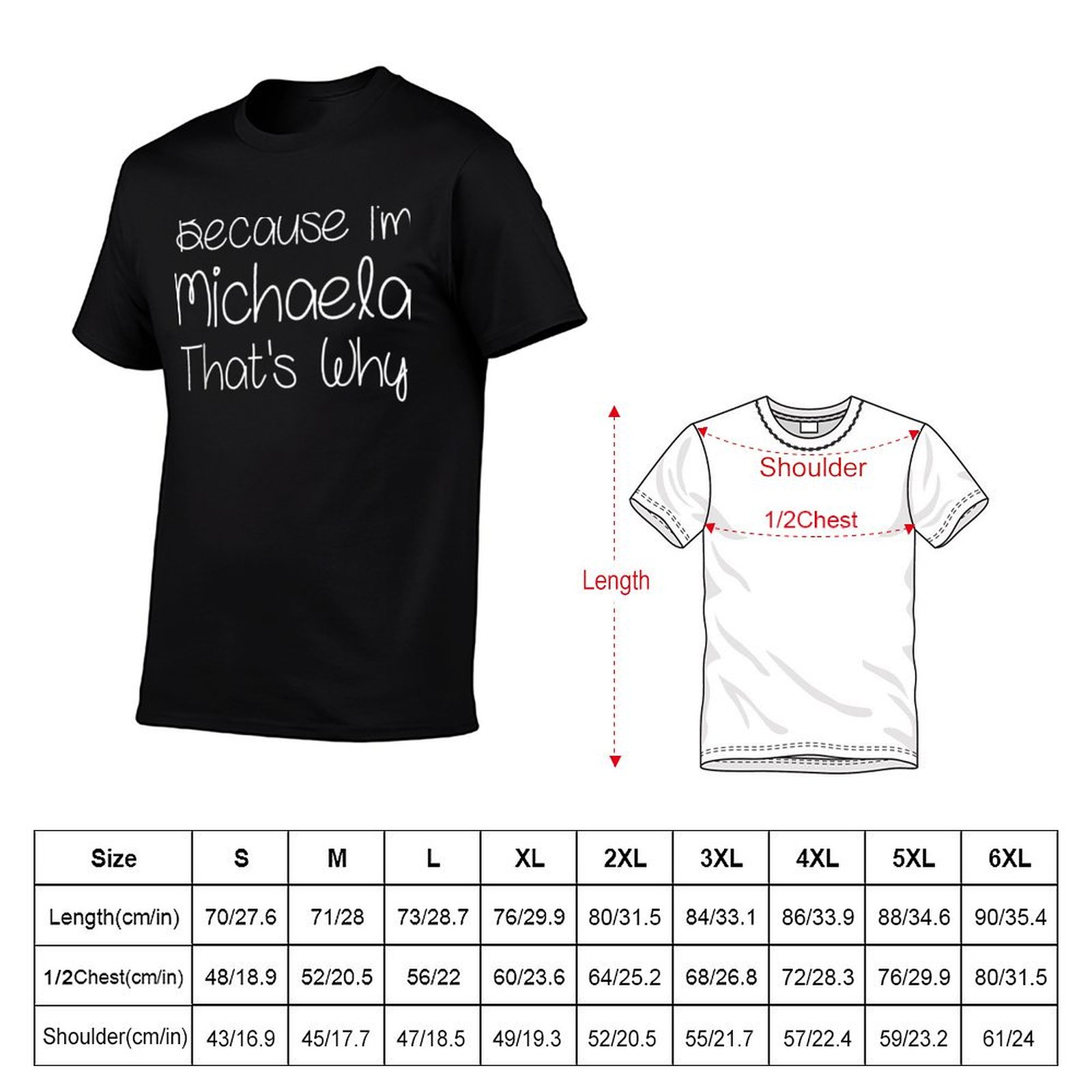 MICHAELA Zabawna Personalizowa – Women Fashion Name Ideas recenzja i cena