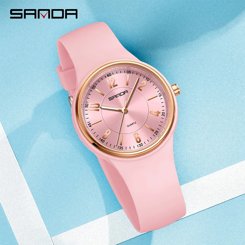 Zegarek damski SANDA, modny, k – Women'S Fashion Digital Watch recenzja i cena