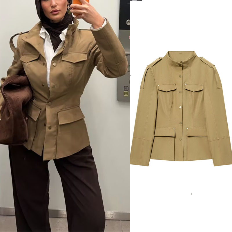 Damska kurtka w stylu militarn – Women'S Fashion Utility Vest recenzja i cena