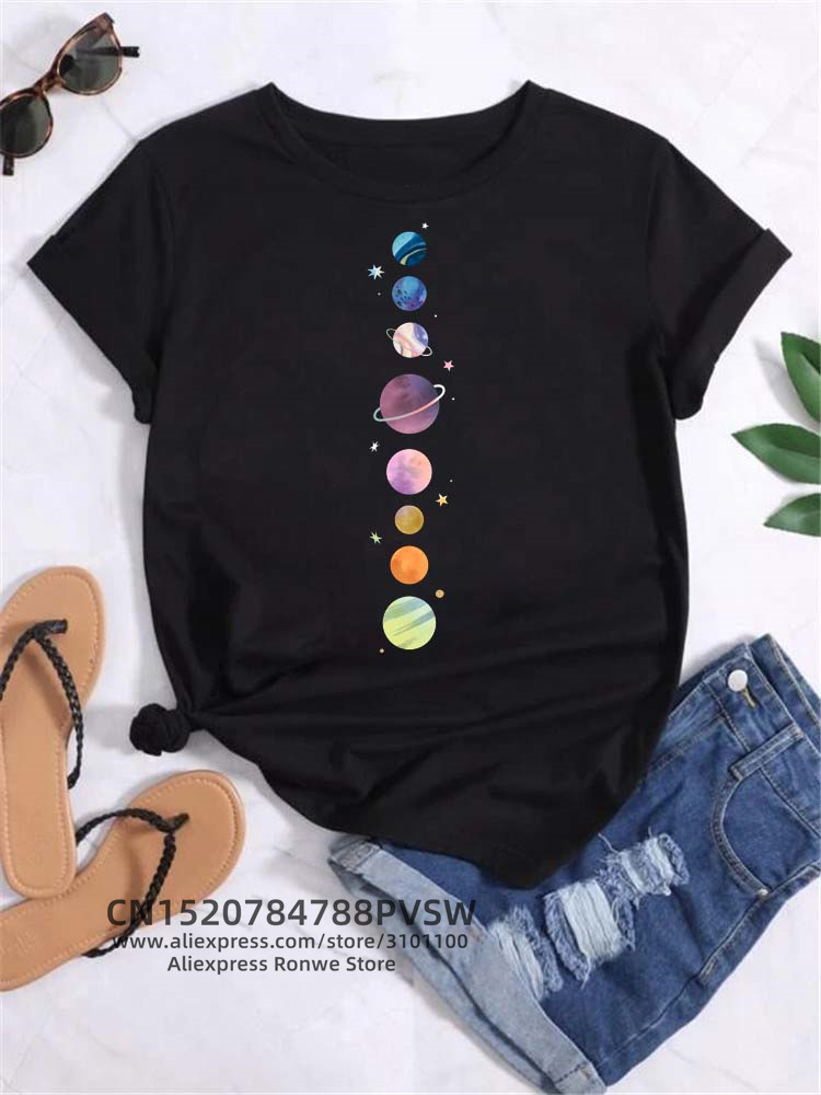 Koszulki z nadrukiem Moon Spac – Women'S Fashion In The 90S recenzja i cena