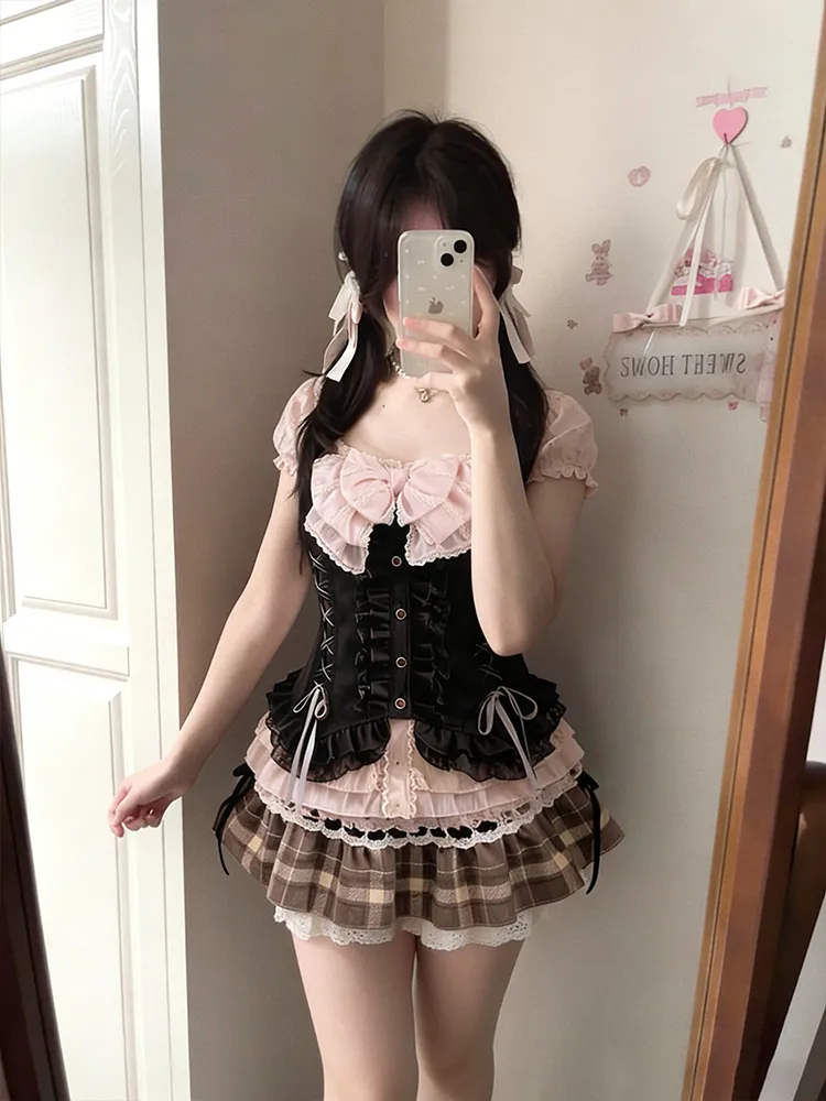 Japoński Słodki Trzyczęściowy  – Lace Trim Cami recenzja i cena